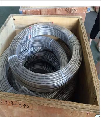 25m Length SS316L Coiled Heat Exchange Rolled Pipe